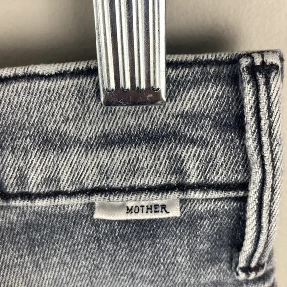 Mother The Swooner Ankle Zip In Static Size 25 - Picture 9 of 16